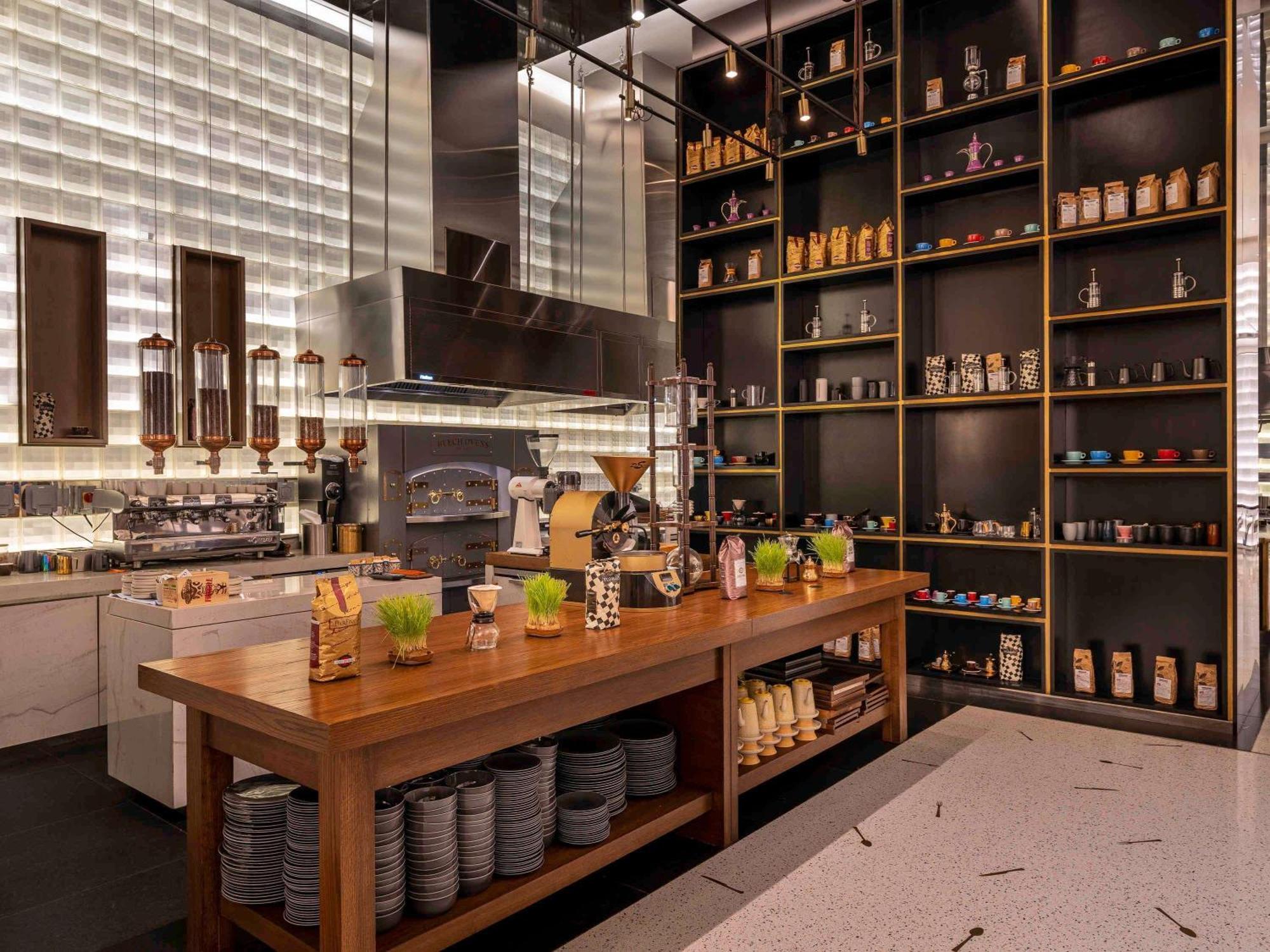 Fairmont Doha Hotell Lusail Exteriör bild The R&D kitchen at the Starbucks Reserve Roastery in Seattle